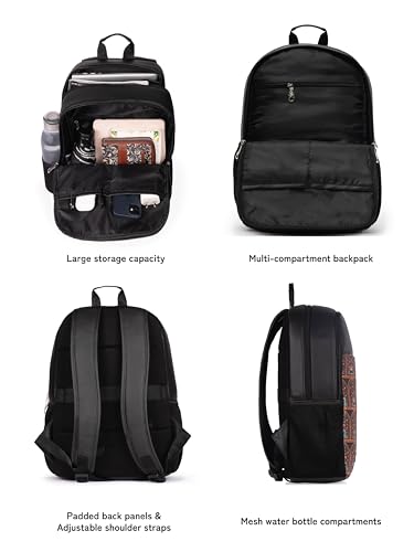 Image of ZOUK Statement Backpack 16.9 L Medium Water Restant Office Laptop Bag /Backpack for Men with padded Tablet & Laptop Compartment - 15.6 inch