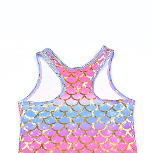Image of QPANCY Girls Swimsuits Unicorn Bathing Suits Toddler Kids One Piece Swimwear