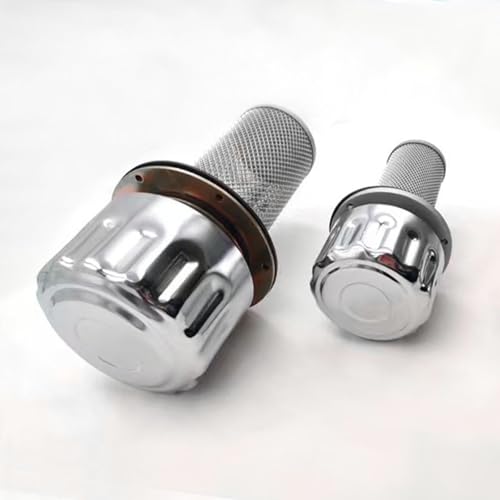 Image of Hydraulic Breather Cap with 40 Micron Strainer - 3 Hole Flange Mount,35CFM,Stainless steel Filtration Vent for Oil Tanks | Compatible with Excavator,Tractor,Automotive,Hydraulic Reservoir(Replacement)