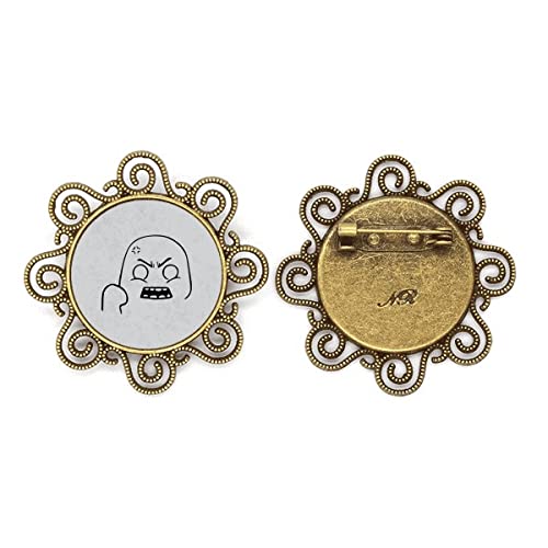 Broche chat noir en colère pin's animal mignon cadeau fille ado