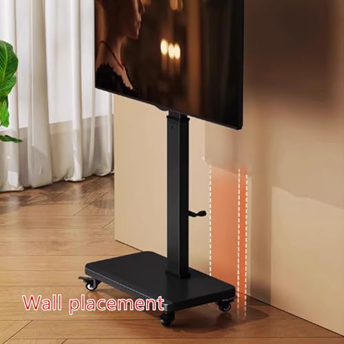 Soporte móvil para TV 32"-70" con ruedas freno 360° blanco miniatura 7