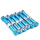 CENPEK 6Pcs Einstellbare Aluminium Lenkgestänge Servo Link Zugstange Spannschloss Set Kompatibel mit Wltosy A959 A969 A979 K929 1/18 RC Auto Buggy Truck
