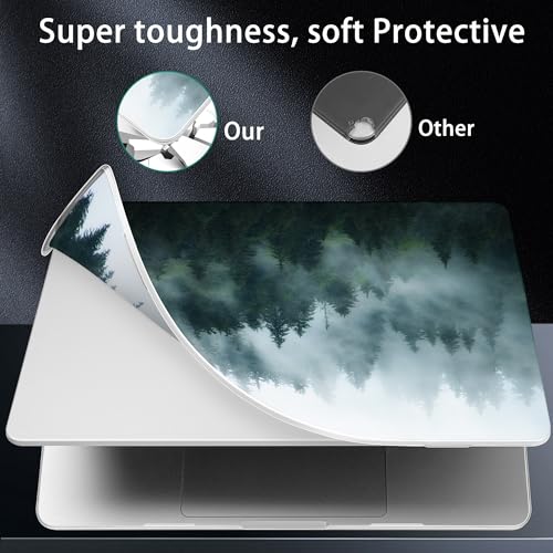 Funda MacBook Air 13.6 M3 carcasa protector pantalla webcam A2681 4