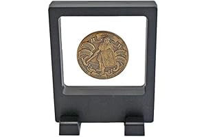 3D Floating Display Case -- Coin Holder Display, Medal Holder Display, Coin...