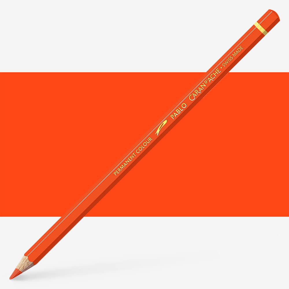 Caran D'ache Red : Pablo Colou Pencil : Flame 050