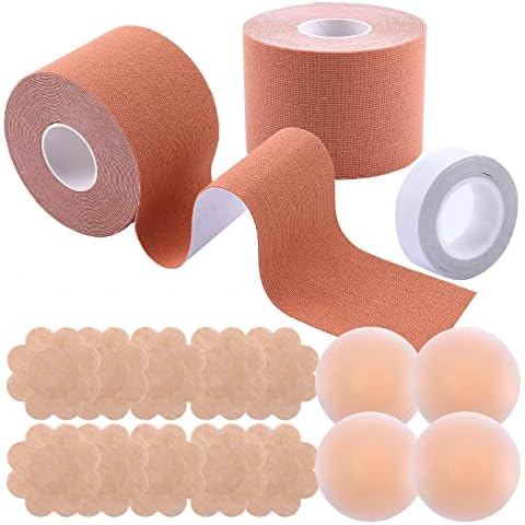 JEFFOUOO Klebe BH Push Up Große Boob Tape Cover