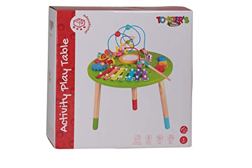 carousel wooden activity table