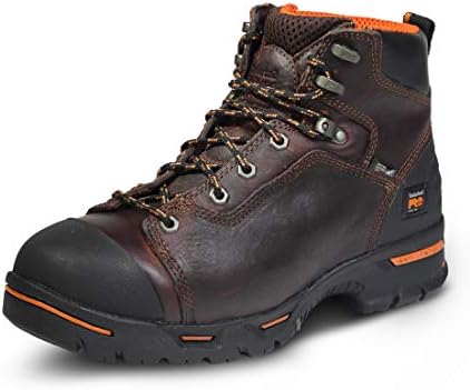 Timberland PRO Men's Endurance 6 Inch Steel Safety Toe Puncture Resistant Work Boot 6 ST SP CSA, Brown, 11.5 Wide