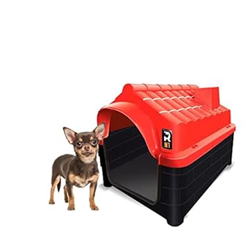 Casa para Cachorros Plástica Rinopet N1 Cor:vermelho