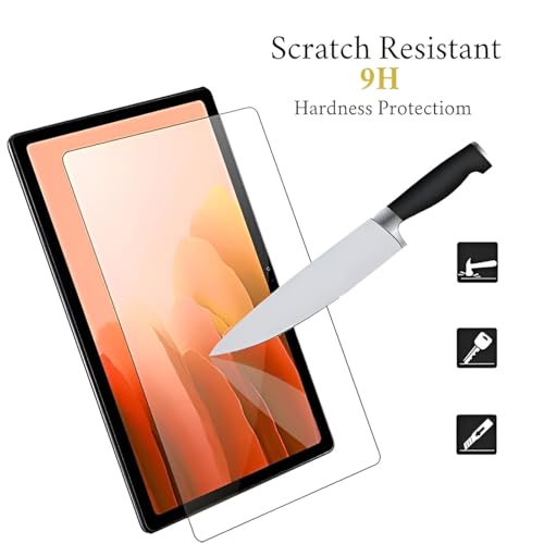 Image of Tempered Glass Screen Protector for Samsung Galaxy Tab A7 10.4 inch 2020 (SM-T500 /T505 /T507) - 9H Hardness, Anti-Scratch, Anti-Fingerprint, HD Clear