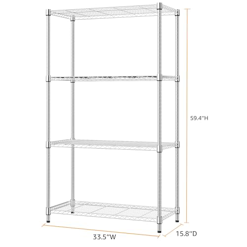 MZG-1400-lbs-4-Tier-Storage-Rack-Metal-Wire-Shelving-Unit-Storage-Standing-Household-Shelf-Organizer-for-Laundry-Bathroom-Kitchen-Pantry-Closet-Garage-Basement-Chrome-158-D-x-335-W-x-594-H