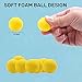 48 Pieces Popper Refill Balls Soft Foam Balls Approx 1.2 Inch in Diameter, Power Popper Refills Foam Ball Refills, Blasters & Replacement Bullet Balls, Fun for Accuracy Games Shooting Games(Yellow)