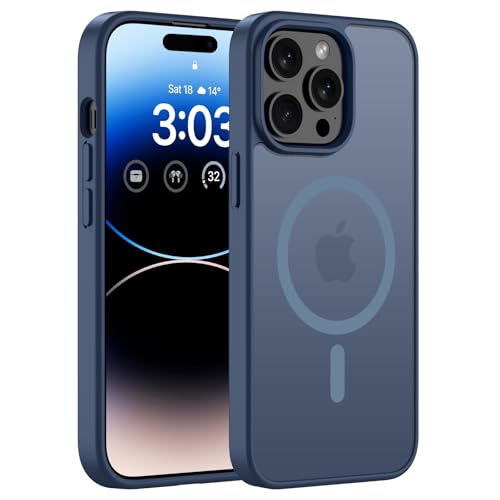 ORDA Magnetisch Hülle für iPhone 14 Pro Max 6,7 Zoll Kompatibel mit MagSafe,für iPhone 14 Pro Max Case Durchscheinende M...
