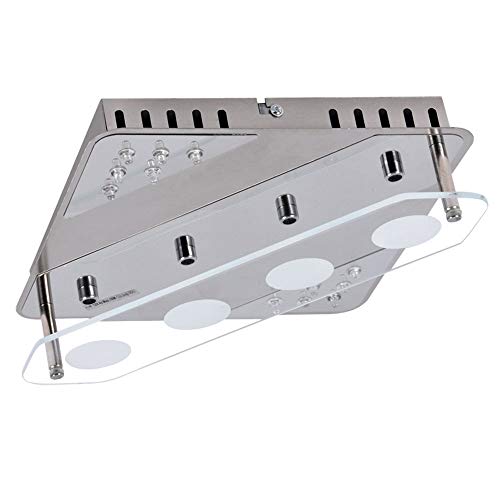 Preisvergleich Produktbild Hochwertige Decken Lampe Leuchte verchromt satiniert Beleuchtung Brilliant G94133 / 77