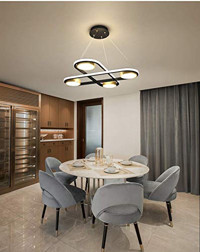 Lustre salon moderne LED suspension design bar table restaurant - 2