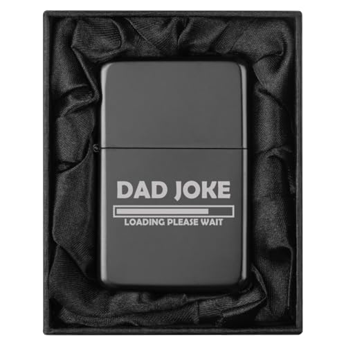 Encendedor negro en caja de regalo con forro de seda