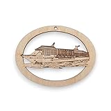 Personalized Cruise Ship Ornament for Christmas Tree, Surprise Reveal Gifts for Cruise Lovers, Christmas Vacation Ornaments and Souvenirs, Handmade in The USA