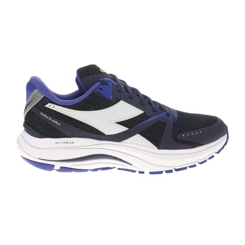 Diadora Mens Mythos Blushield 8 Vortice Wide Running Sneakers Shoes - Blue