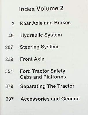 Service Manual for Ford Tw-5 Tw-15 Tw-25 Tw-35 Tractor Repair Shop Technical