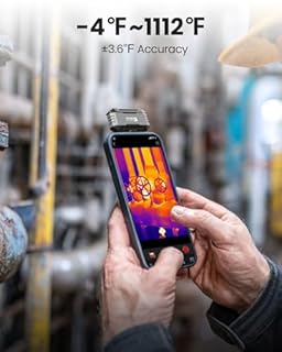 Thermal Master Thermal Camera for USB-C iPhone and Android, P1 Thermal Imaging Camera with 320×240 X³ IR Resolution, -4℉ to 1112℉, 160×120 Infrared Camera (iOS and Android P1 Grey)