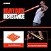 Undersun Resistance Bands for Working Out | 5-Level Heavy Resistance Bands, Door Anchor, Workout Program | Heavy Duty Fitness Resistance Bands | Orange