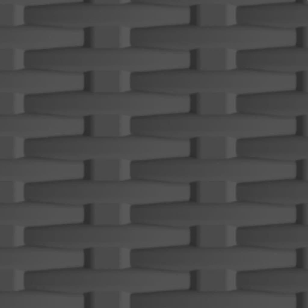 vidaXL Armario Estante Almacenaje Bastidor Servicio Herramienta Organizador Hogar Jardín Patio Oficina Garaje Plástico Diseño de Ratán 68x39x171,5 cm