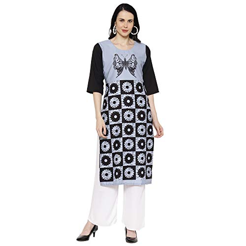 Image of Women's Crepe Regular Kurta