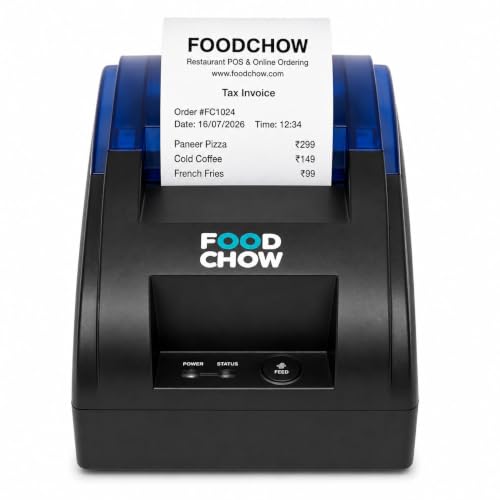 Image of 2 Inch (58mm) USB + Bluetooth Thermal Receipt Printer | POS Billing Machine for Shops, Restaurants & Retail | Compatible, Vyapar, Ezo, Swiggy, Zomato KOT Billing Machine System