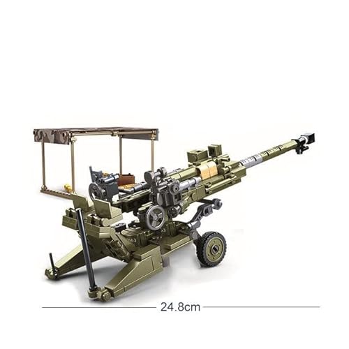 General Jim's 155Mm Howitzer & Artillery Weapons Set 350 Quality Pieces Modular Building Block Bricks For For Toy Figures And Buildings Blocks War Sets For Teens And Adults #TOP5
