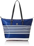 Serie: Poppy Tommy Hilfiger Damen Poppy Tote, Blau (Bretton Stripes), 1x1x1 cm