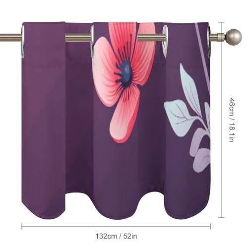 Rideaux occultants isolation thermique contre le froid et vis-à-vis 132x45cm