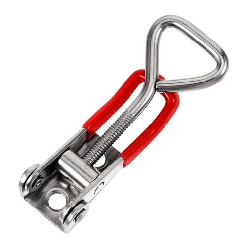 Veemoon Stainless Steel Door Buckle Jig Toggle Clamp Latch Replacement Door Latch Clamp Toggle Latch Clamp Heavy Duty Toggle Clamp Latch Toggle Latches Latch Clamps Latch Hasp Clamp