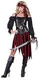 Gürtel California Costumes Damen Adult-Sized Costume Kostüm für Erwachsene, schwarz/Burgunderrot, Medium