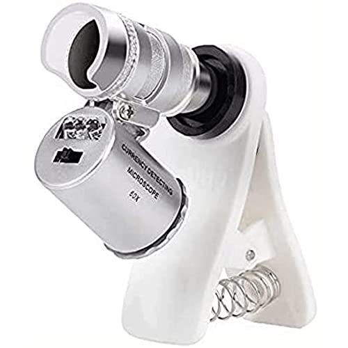 Phone Camera Lens Universal Optical 60X Macro Lens Clip-On Phone Pro Lens for Most Smartphones