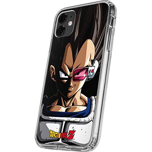 Skinit Clear Phone Case Compatible With Iphone 11 - Officially Licensed Dragon Ball Z Vegeta Portrait Design #TOP2