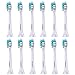 Produktbild 12 Stück Aufsteckbürsten Kompatible mit Philips Sonicare Elektrische Zahnbürste, Weiß.