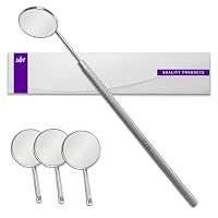 Kit 10 Specchi Dentali #4 Con Manico - Strumenti Chirurgici AA Pro - Made In Pakistan