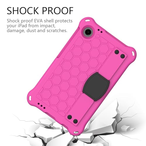 Tablette Alcatel Joy Tab 2 2020 coque légère EVA support rose noir
