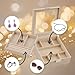 2 Layer Jewelry Box, Jewelry Organizer For Woman, Men & Girls Large Case 8.5x7.5x3.3in | PU Leather Jewelry Gift Storage Boxes For Ring, Necklace & Bracelet With Lock (Gray - with window)