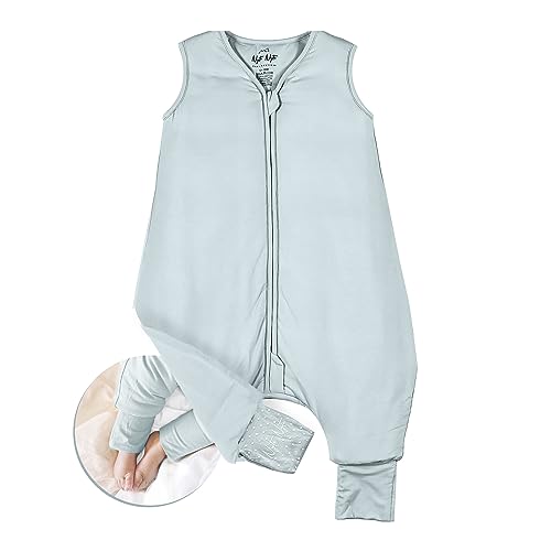 Image of Sleeveless Soft Baby & Toddler Sleeping Sack, Breathable with Adjustable Feet Cuffs & Anti-Slip Grip
