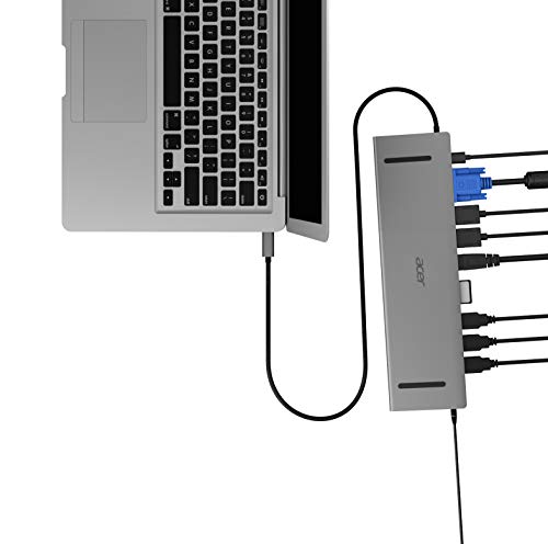 Hub USB Type-C con VGA y lector SD para trabajar en casa con doble pantalla 5