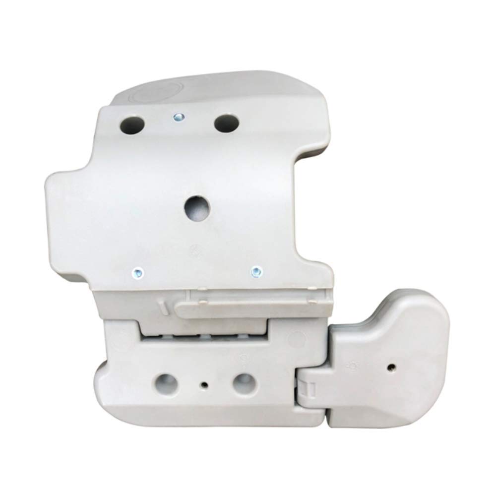 Siège passager pliable adapté aux tracteurs et tracteurs Fendt, blanc