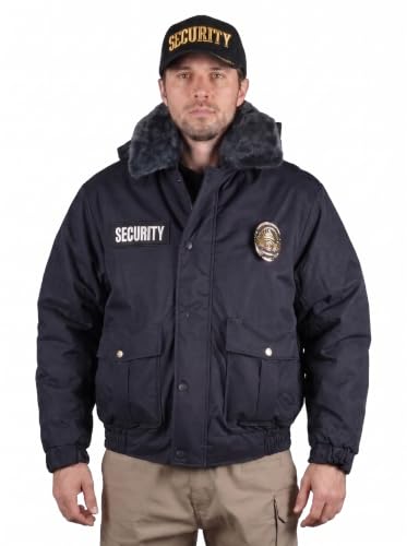 Image of First Class 100% Nylon Oxford All Season Deluxe Plain and Security Bomber Jacket