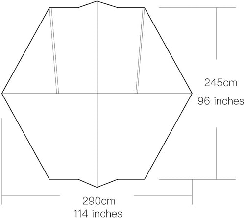 Miniatura 7 de Tienda doble ligera para acampar y senderismo al aire libre, impermeable y resistente al viento
