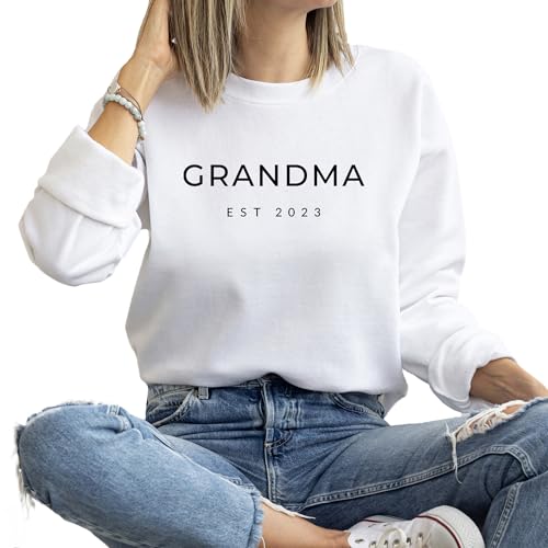 Verita Culture Grandma Custom Est Year Women'S Long Sleeve Crewneck Sweatshirt thumb #5