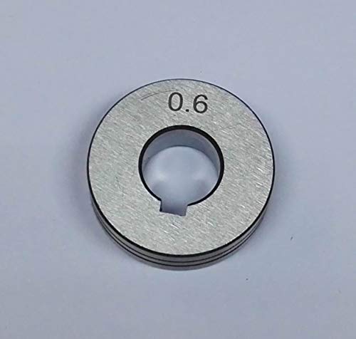 CHNsalescom MIG Wire Feed Drive Roller 0.6 0.8 0.9 1.0 1.2mm OD:36mm ID:15mm W:11mm (V-Groove .023