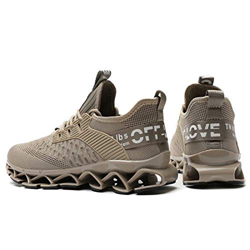 Image of Vooncosir Men's Fashion Sneakers Breathable Mesh Running Shoes Blade Non Slip Soft Sole Casual Athletic Walking Shoes