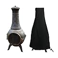 JL JIA LE Linkool Patio Chiminea Cover Outdoor Fire Pit Heater Defender Waterproof