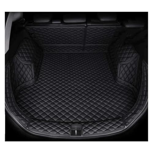 Tapis coffre voiture Hyundai Tucson 2015-2020 en cuir noir robuste