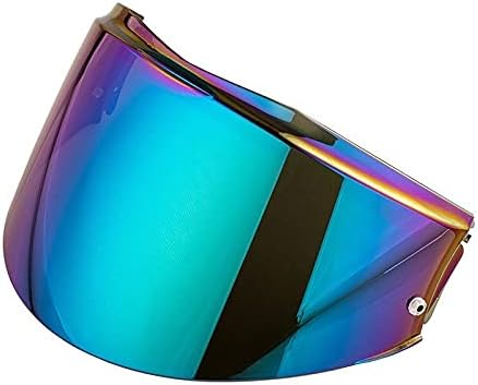 ヘルメットバイザーレンズ, 煙のカラフルな銀のレンズはに